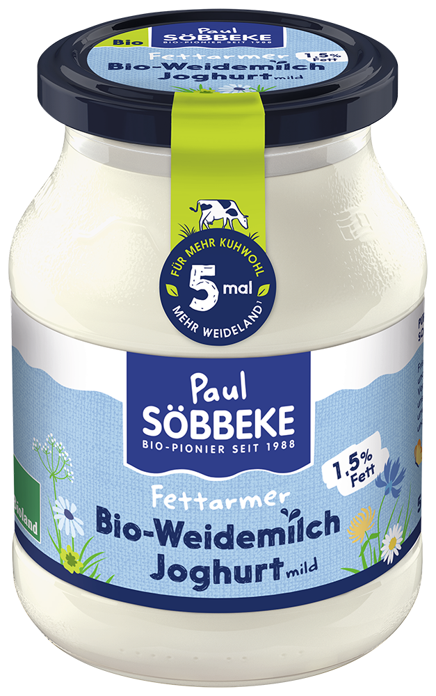 Söbbeke Yoghurt natuur 1,5% bio 500g